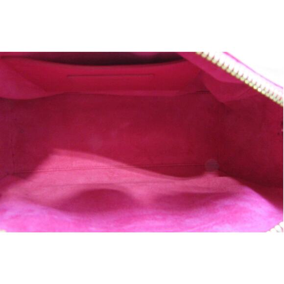 Authentic Yves Saint Laurent Pink Calfskin Leather Baby Duffle Crossbody
